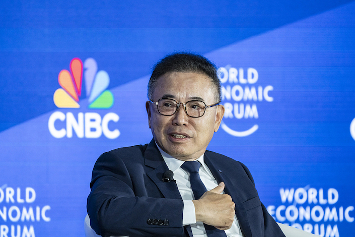 i Dongsheng speaking at the 15th Summer Davos Forum in Dalian on June 25, 2024.