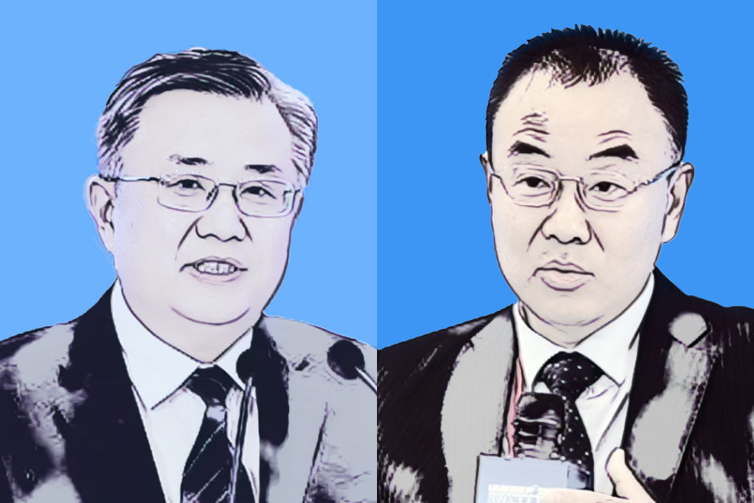 Li Jizun (left), Liu Jin.